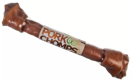 Pork Chomps Roasted Knot Bone 20" Dog Chew - PetMountain.com