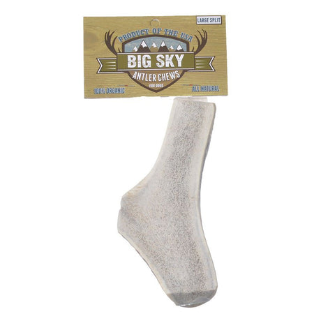 Big Sky Antler Chews Large Split - PetMountain.com