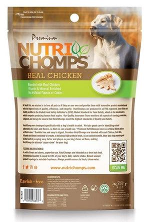 24 count (6 x 4 ct) Pork Chomps Premium Nutri Chomps Chicken Flavor Braids