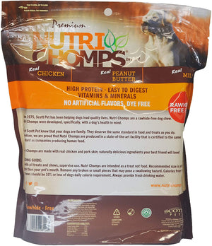 12 count Nutri Chomps Wrapped Twist Dog Treat Assorted Flavors