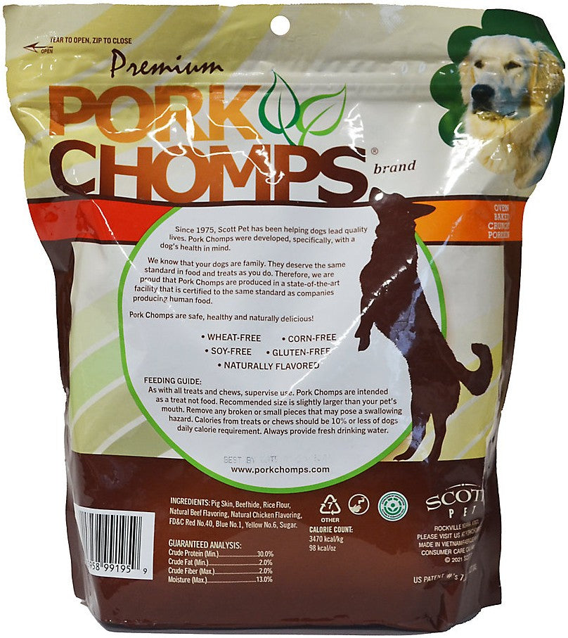 54 count (3 x 18 ct) Nutri Chomps Premium Assorted Crunch Bones Dog Chews
