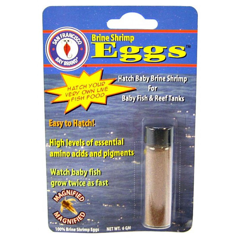 42 gram (7 x 6 gm) San Francisco Bay Brands Brine Shrimp Eggs