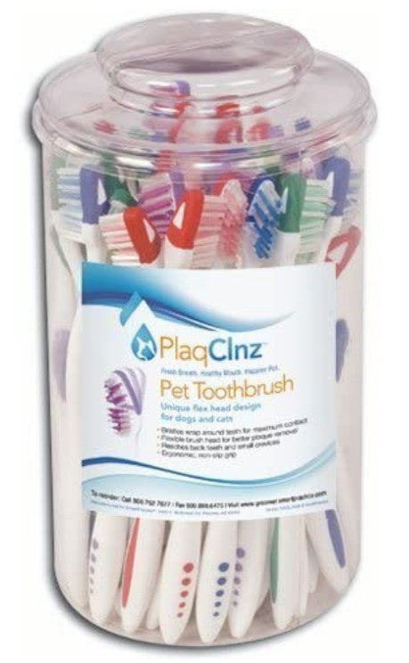 PlaqClnz Pet Toothbrushes for Dogs and Cats - PetMountain.com