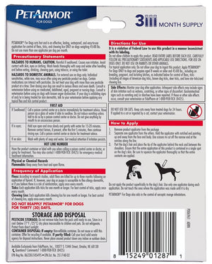 3 count PetArmor Flea and Tick Treatment for Large Dogs (45-88 Pounds)