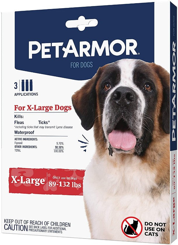 PetArmor Flea and Tick Treatment for X-Large Dogs (89-132 Pounds) - PetMountain.com