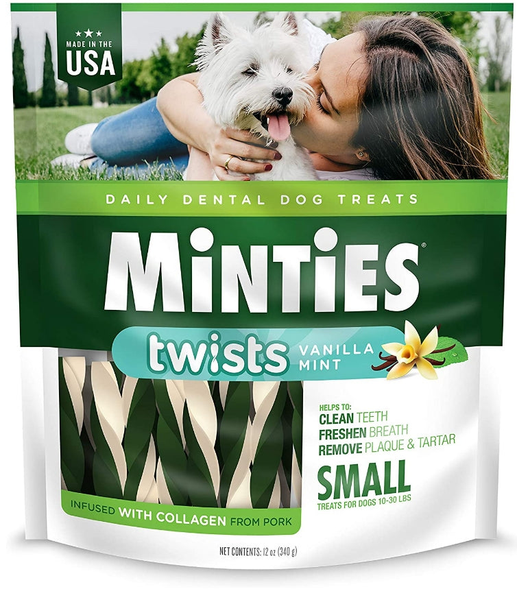 Sergeants Minties Twists Dental Treats Small - PetMountain.com