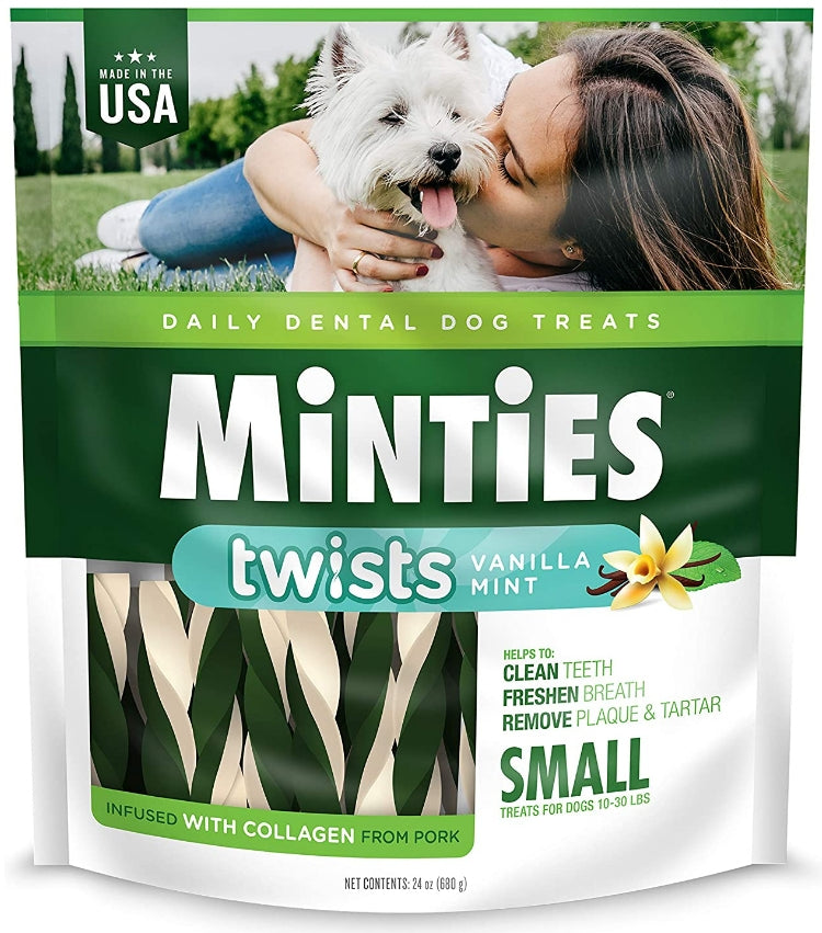 Sergeants Minties Twists Dental Treats Small - PetMountain.com