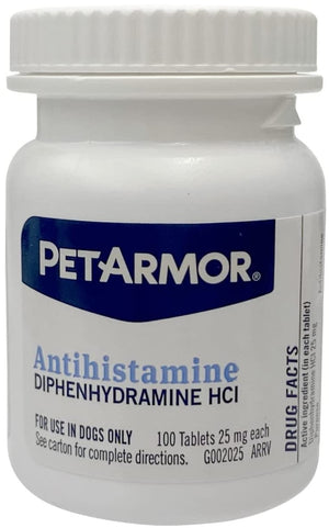 PetArmor Antihistamine Medication for Allergies for Dogs - PetMountain.com
