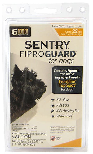 Sentry FiproGuard Flea and Tick Control for Small Dogs - PetMountain.com