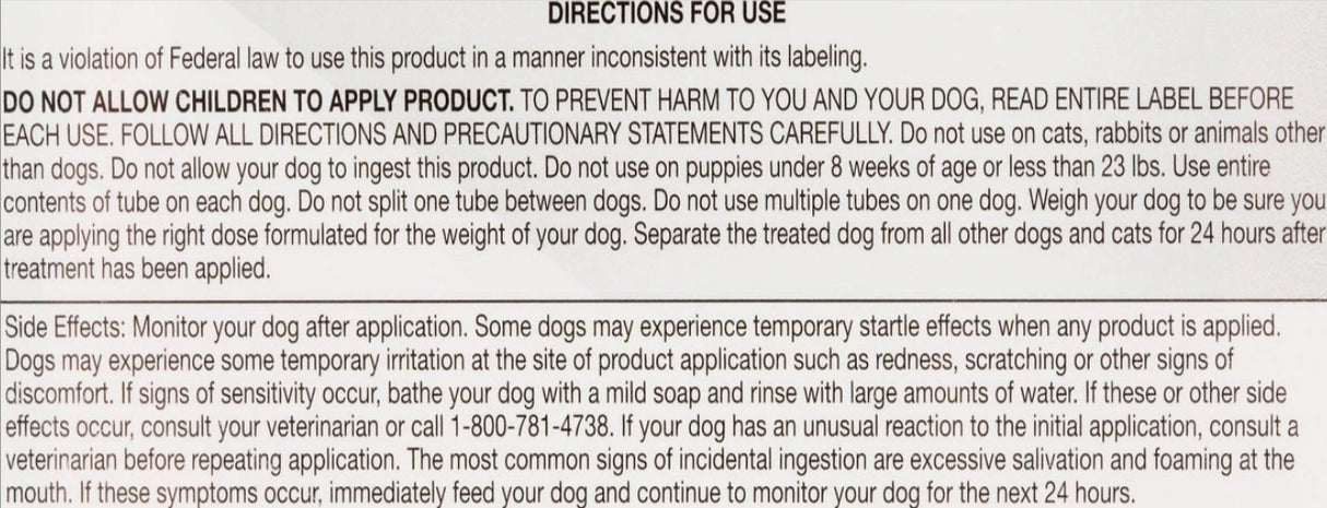 6 count Sentry FiproGuard Flea and Tick Control for Medium Dogs