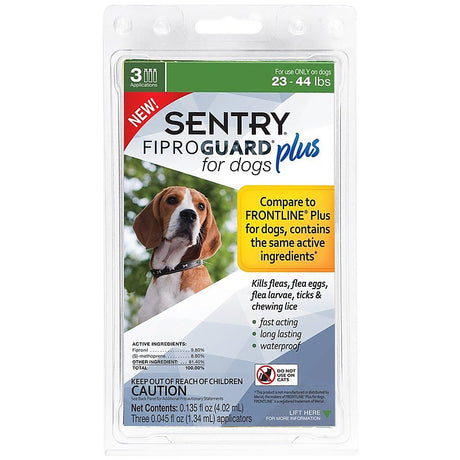 Sentry FiproGuard Plus IGR Flea and Tick Control for Medium Dogs - PetMountain.com