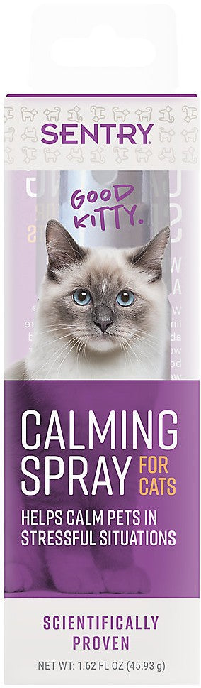 Sentry Calming Spray for Cats Helps Calm Pets in Stressful Situations - PetMountain.com