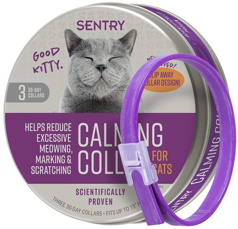 3 count (3 x 1 ct) Sentry Calming Collar for Cats