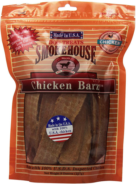 40 oz (5 x 8 oz) Smokehouse Chicken Barz Dog Treats