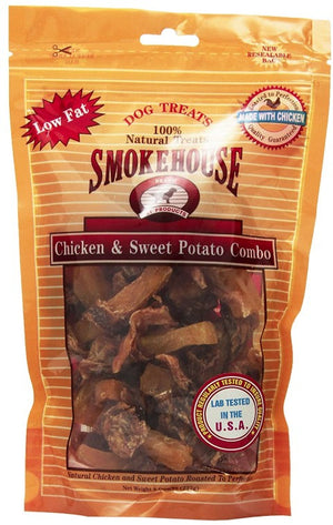 8 oz Smokehouse Chicken and Sweet Potato Combo Natural Dog Treat