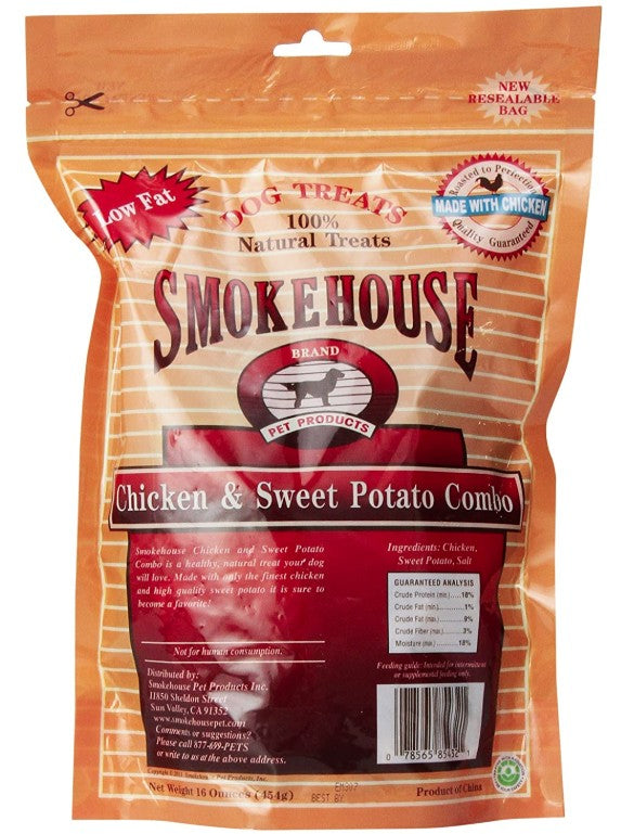 16 oz Smokehouse Chicken and Sweet Potato Combo Natural Dog Treat