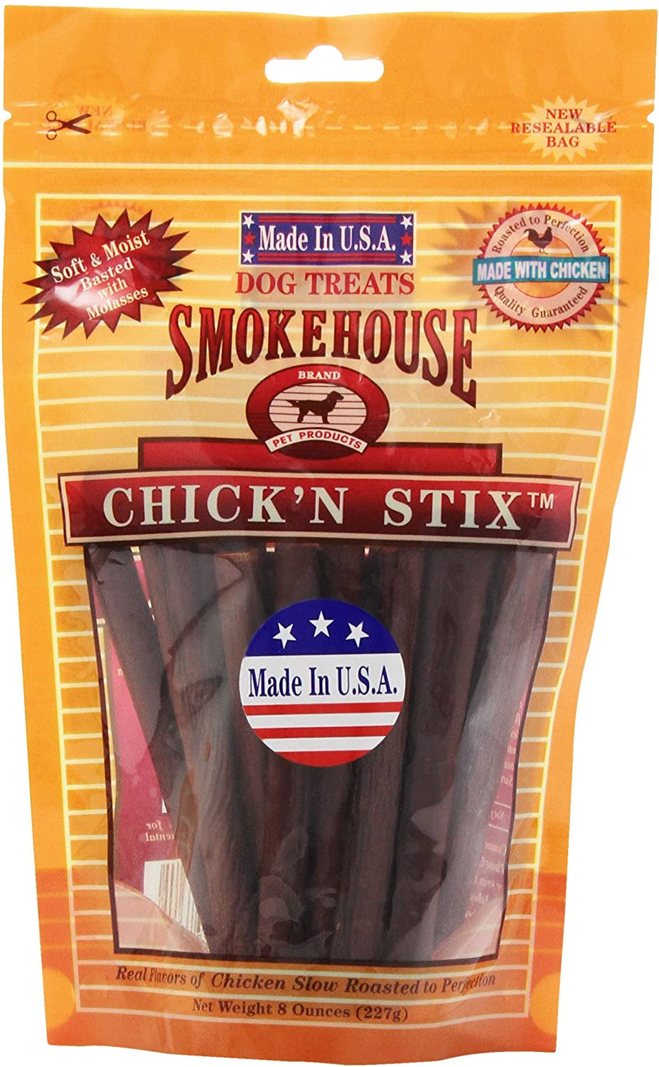 Smokehouse Chick'n Stix Dog Treats - PetMountain.com