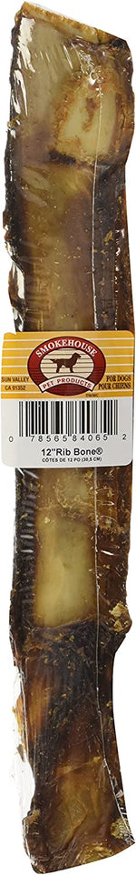 Smokehouse Rib Bone Large Natural Dog Chew Treat - PetMountain.com
