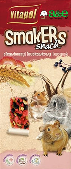 AE Cage Company Smakers Strawberry Sticks for Small Animals - PetMountain.com