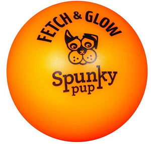 Spunky Pup Fetch and Glow Ball Dog Toy Assorted Colors - PetMountain.com