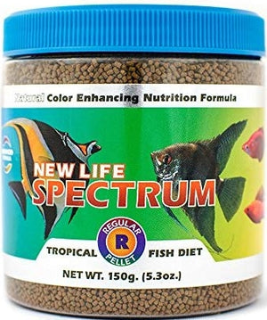 New Life Spectrum Tropical Fish Food Regular Sinking Pellets - PetMountain.com