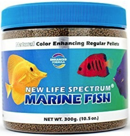 300 gram New Life Spectrum Marine Fish Food Regular Sinking Pellets