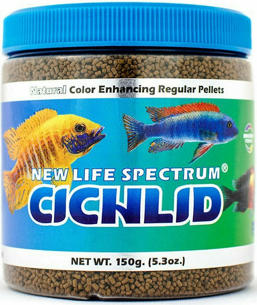 New Life Spectrum Cichlid Food Regular Sinking Pellets - PetMountain.com