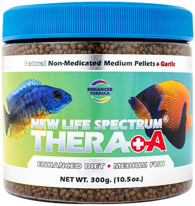900 gram (3 x 300 gm) New Life Spectrum Thera A Medium Sinking Pellets