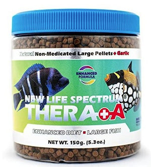New Life Spectrum Thera A Enhanced Natural Fish Diet plus Garlic Large Pellet - PetMountain.com
