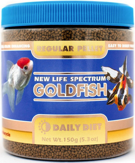 450 gram (3 x 150 gm) New Life Spectrum Goldfish Food Regular Pellets