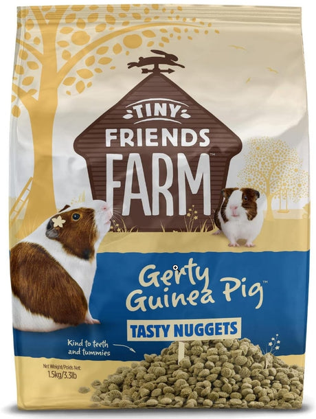 9.9 lb (3 x 3.3 lb) Supreme Pet Foods Tiny Friends Farm Gerty Guinea Pig Tasty Nuggets