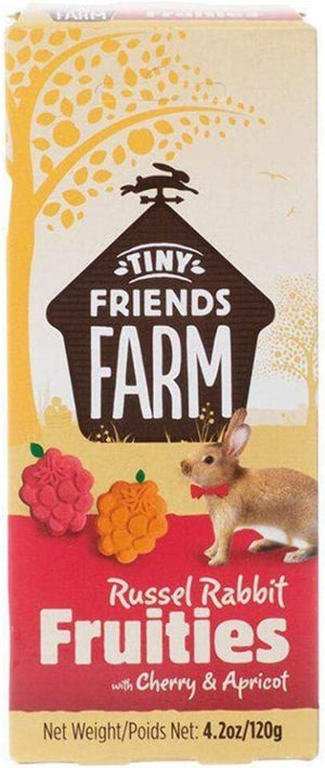 4.2 oz Supreme Pet Foods Tiny Friends Farm Russel Rabbit Fruities with Cherry and Apricot