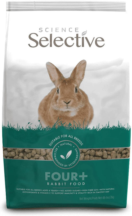 16 lb (4 x 4 lb) Supreme Pet Foods Selective 4+ Mature Rabbit Food