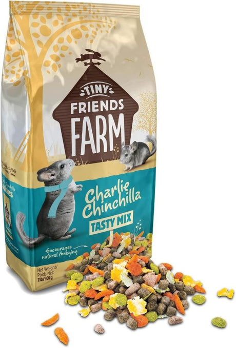 10 lb (5 x 2 lb) Supreme Pet Foods Tiny Friends Farm Charlie Chinchilla Tasty Mix