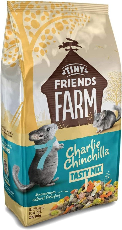 10 lb (5 x 2 lb) Supreme Pet Foods Tiny Friends Farm Charlie Chinchilla Tasty Mix