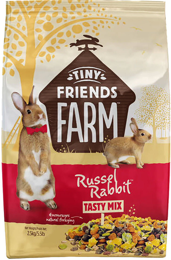 22 lb (4 x 5.5 lb) Supreme Pet Foods Tiny Friends Farm Russel Rabbit Tasty Mix