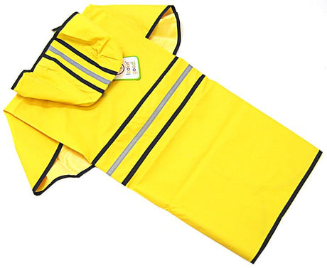 Fashion Pet Rainy Days Slicker Yellow Dog Rain Coat - PetMountain.com