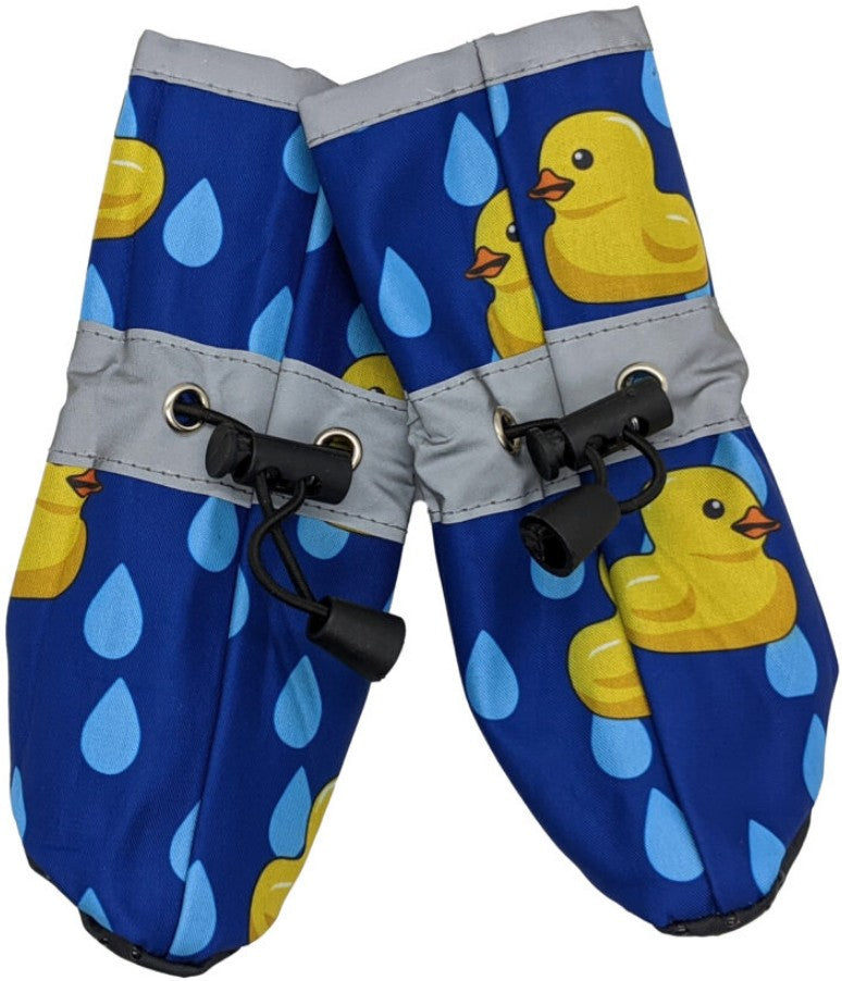 Fashion Pet Rubber Ducky Dog Rainboots Royal Blue - PetMountain.com
