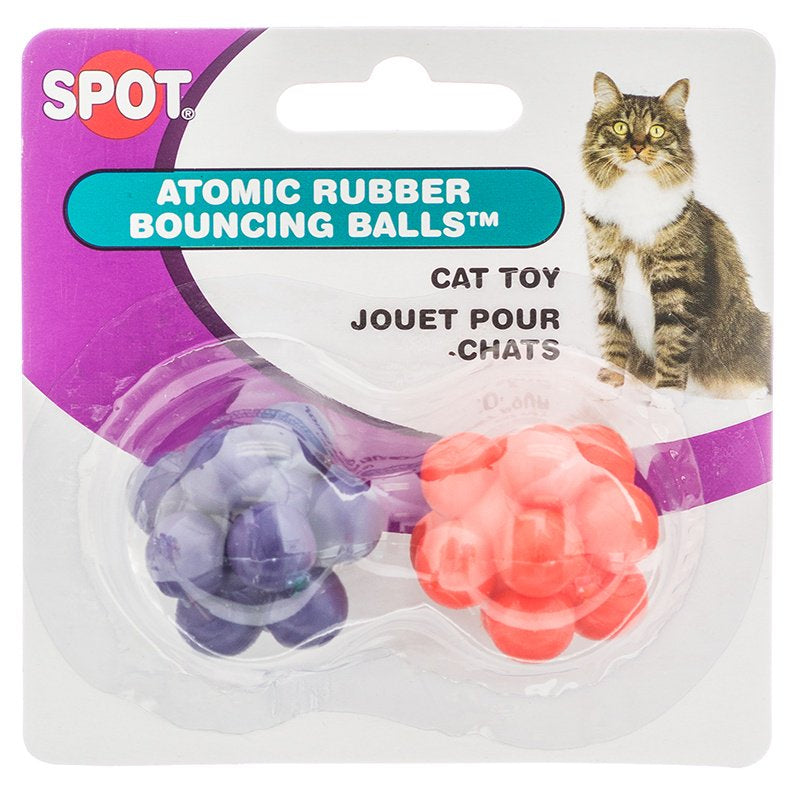 Spot Atomic Rubber Bouncing Balls Cat Toys - PetMountain.com