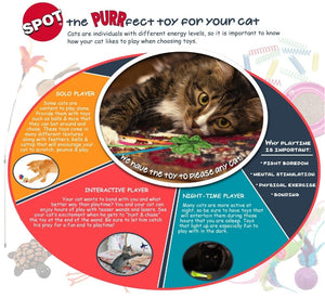 Spot Burlap Balls Cat Toys Assorted Colors - PetMountain.com