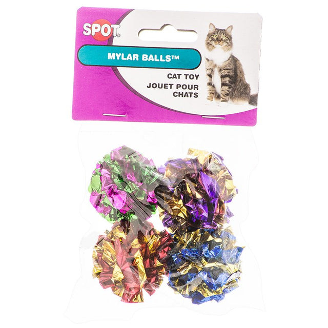 Spot Mylar Balls Cat Toy - PetMountain.com
