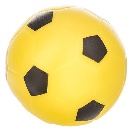 6 count (6 x 1 ct) Spot Vinyl Soccer Ball Dog Toy Assorted Colors