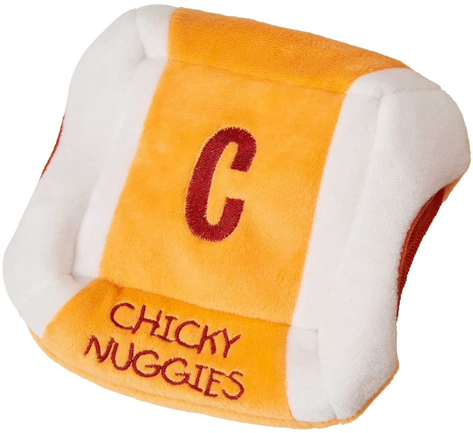 3 count Cosmo Furbabies Chicken Nugget Plush Puzzle for Dogs