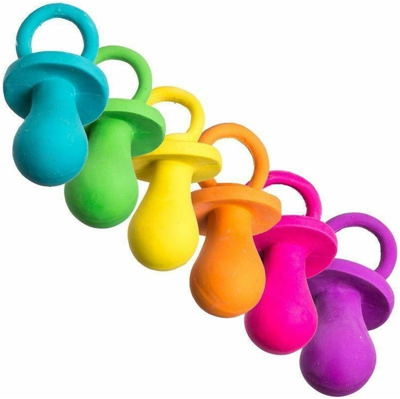 Spot Puppy Pacifier Latex Dog Toy Assorted Colors - PetMountain.com