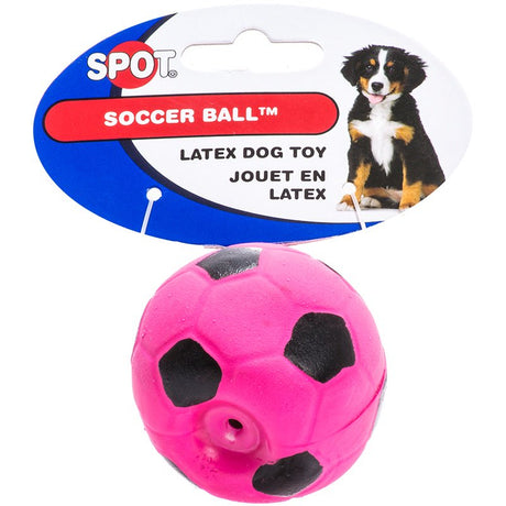 1 count Spot Soccer Ball Latex Dog Toy