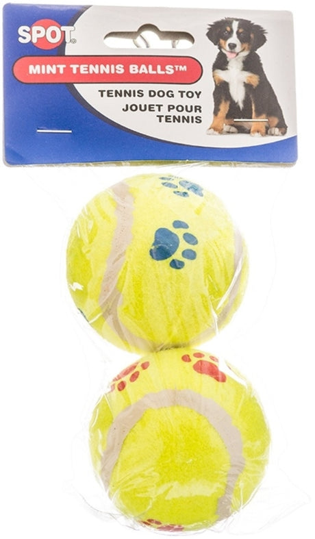 Spot Mint Flavored Tennis Ball Dog Toys - PetMountain.com