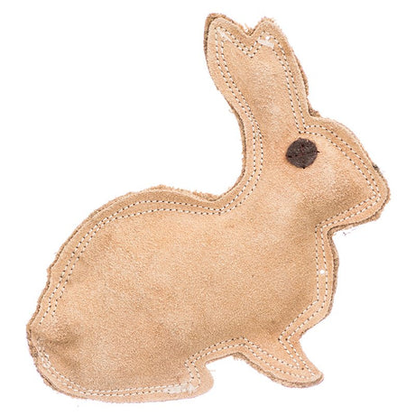 Spot Dura Fused Leather Rabbit Dog Toy - PetMountain.com