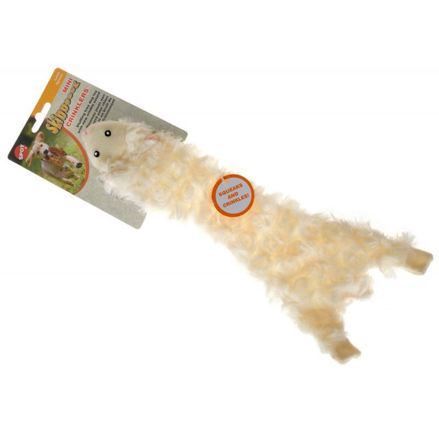 Skinneeez Crinklers Lamb Dog Toy - PetMountain.com