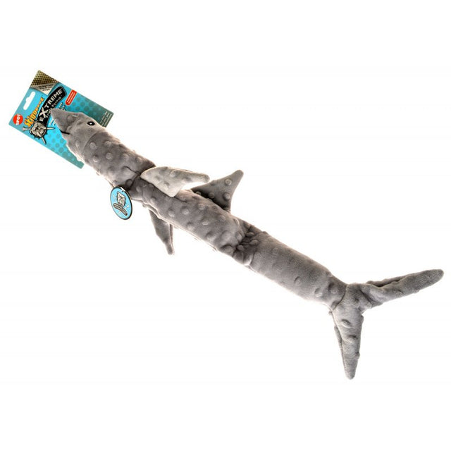 Skinneeez Extreme Triple Squeak Shark Dog Toy - PetMountain.com