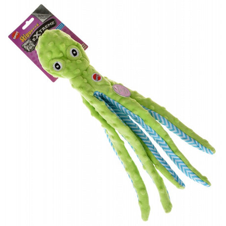 3 count Skinneeez Extreme Octopus Dog Toy Assorted Colors